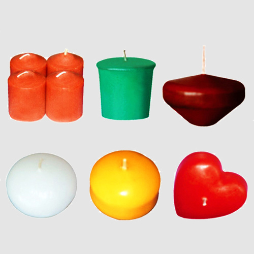 votive candles, floating candles, small pillar candles